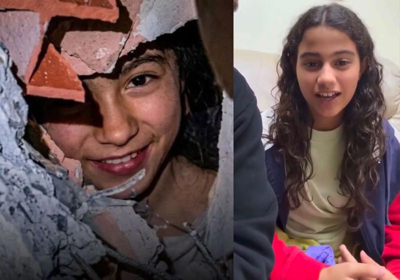 Fabiana, a menina de 12 anos resgatada com sorriso dos escombros do terremoto na Venezuela, agradeceu a Deus, à mãe e aos socorristas na primeira entrevista após ser salva. - Fotos: reprodução/ Instagram/ @circuitoexitos