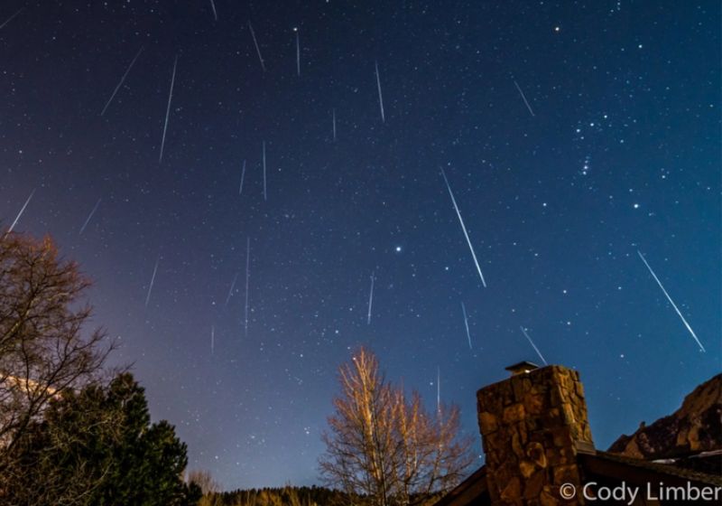 Duas chuvas de meteoros vão iluminar o céu do Brasil no fim de julho: estrelas cadentes e bolas de fogo serão visíveis todo o país. - Foto: Astrophotographer Cody Limber (Imagem de longa exposição)