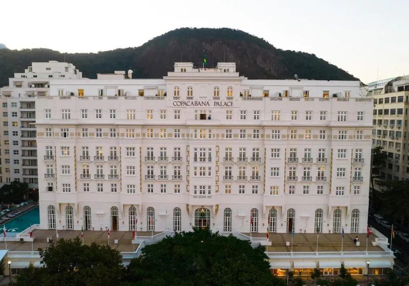 O Copacabana Palace, no  Rio de Janeiro, está entre os melhores hotéis do mundo. - Foto: divulgação