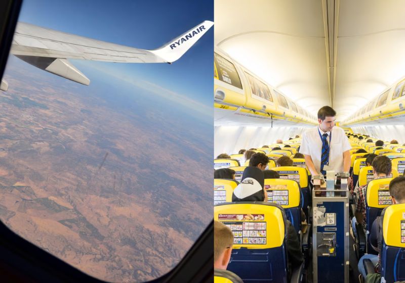 A mulher segurou pelas pernas o marido que foi sugado pela janela avião e conseguiu salvar a vida dele. O voo ia da Grécia para a Alemanha. - Fotos: Charles Stirling/ Alex Segre/ Alamy