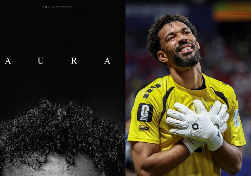 Vozinha é o novo reforço do Colo-Colo. Destaque da Copa por Cabo Verde, a contratação do goleiro foi anunciada no Instagram do time. - Fotos: reprodução Instagram/ @colocolooficial / Arquivo