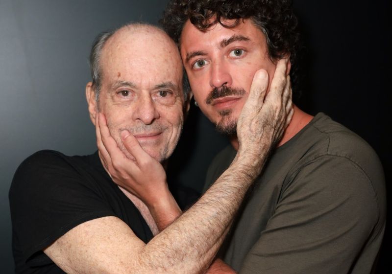 Ney Matogrosso e Jesuíta Barbosa, que o interpreta no filme "Homem com H". Veja como votar no Prêmio Grande Otelo 2026.- Foto: reprodução/ Instagram