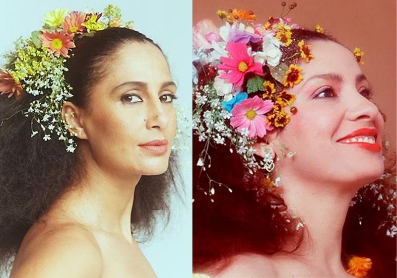 Camila Pitanga foi escolhida para viver Clara Nunes no cinema. O filme contará a trajetória de uma das maiores vozes da música brasileira. - Fotos: Raphael Tepedino Wilton Montenegro / Divulgação