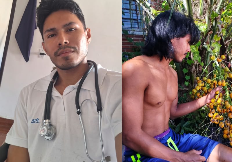 Janilson Silva dos Anjos, de 29 anos, pertence ao povo Sateré-Mawé e conquistou o primeiro lugar em Medicina na UFPA, em Altamira. Foto: Reprodução/Instagram/@jan.satere