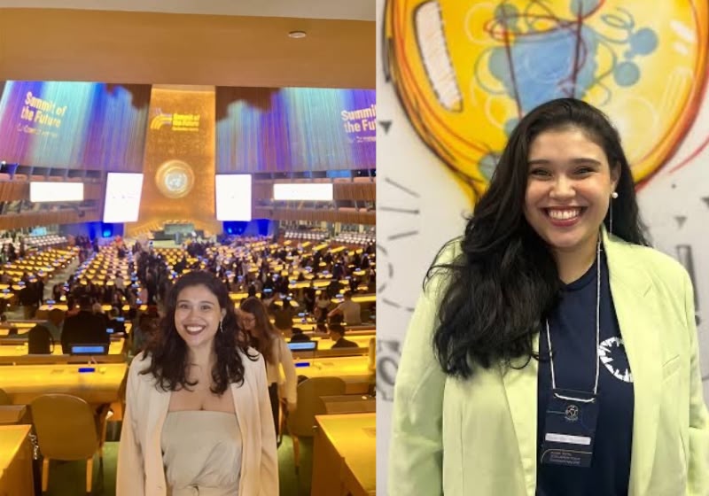 A brasileira Gabrielle Hayashi Santos, de Bauru, conquistou uma das 120 vagas de estágio do Banco Mundial e superou 33 mil candidatos - Fotos: Arquivo Pessoal