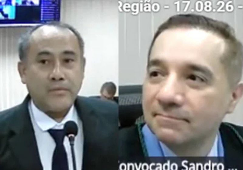 Edilson Takahara apresenta a própria defesa durante sessão do TRT-11, em Manaus, AM - Foto: Reprodução/Instagram/@jurinews