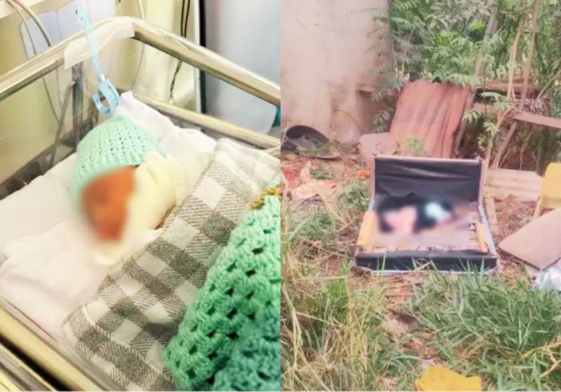 Romeu, o homem que alimenta a cachorra Mag, que encontrou o bebê abandonado num terreno baldio de Minas Gerais, quer adotar a criança. - Fotos: reprodução/R7