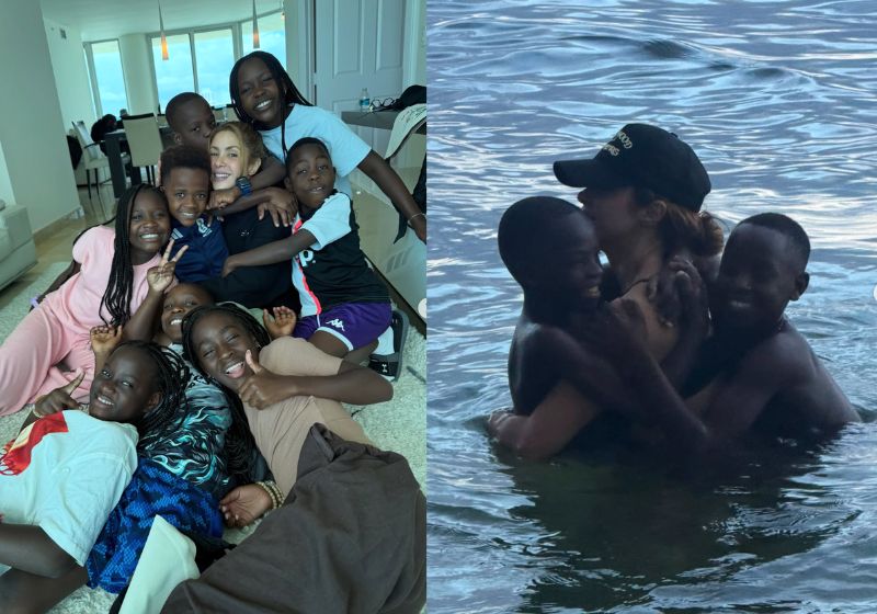 Na despedida, Shakira publicou postou fotos de momentos divertidos e deixou uma mensagem de amor a elas. - Fotos: reprodução/ Instagram/ @shakira