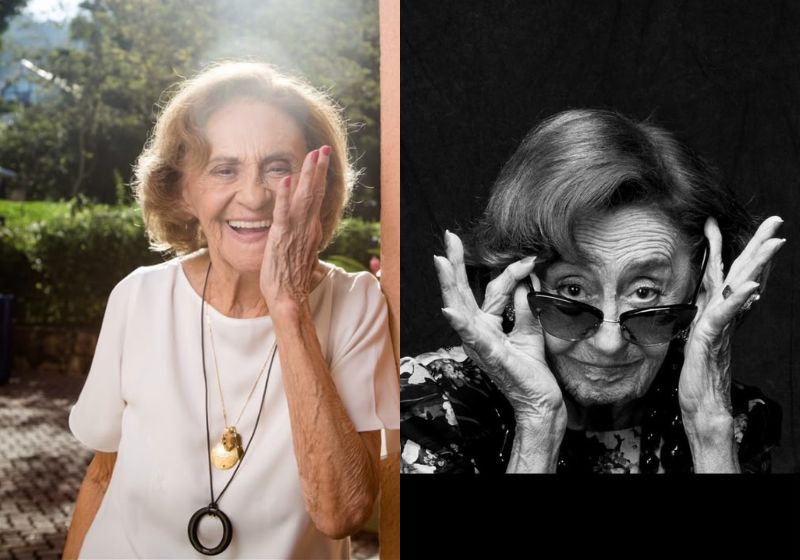 Laura Cardoso faleceu de causas naturais, aos 98 anos, em São Paulo. Em entrevista ela tinha dito que gostaria de morrer dormido "é santo, de Deus". E assim foi. - Fotos: reprodução/ Instagram/ @atrizlauracardoso