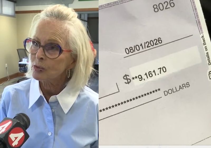 Maja Kristin deu a cada um dos 100 professores públicos um cheque de US$ 9 mil - Foto: reprodução/ Youtube/ Kron4