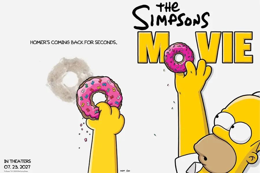 “The New Simpsons Movie” estreia em setembro de 2027 nos cinemas. - Foto: Divulgação/20th Century Studios
