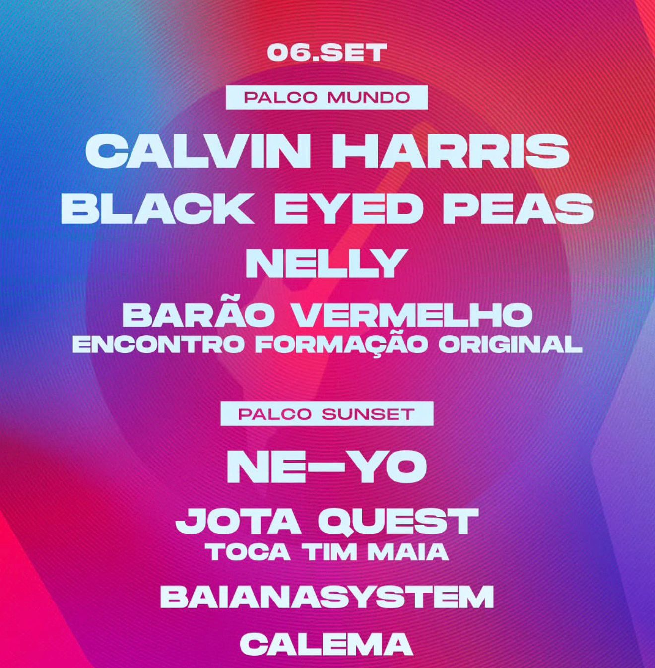 Calvin Harris é a principal atração deste domingo (6) no Rock in Rio 2026. Foto: /Reprodução/Instagram / @rockinrio