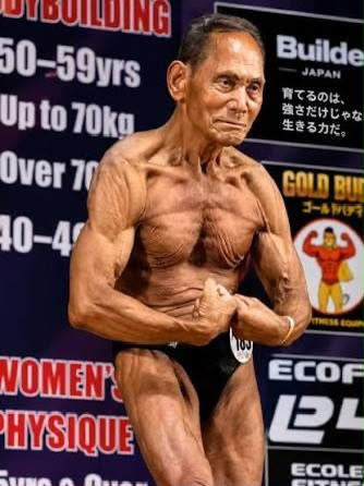 Depois da conquista, o japonês revelou: “Quero chegar aos 130 anos". - Foto: Reprodução/VITUP!
