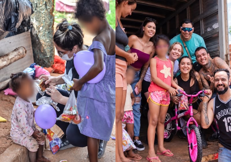 Dia das Crianças na Quebrada já ajudou mais de 3 mil famílias desde 2015 e prepara nova ação no DF. - Fotos: Arquivo pessoal/ Reprodução/ Instagram/ @diadascriancasnaquebrada
