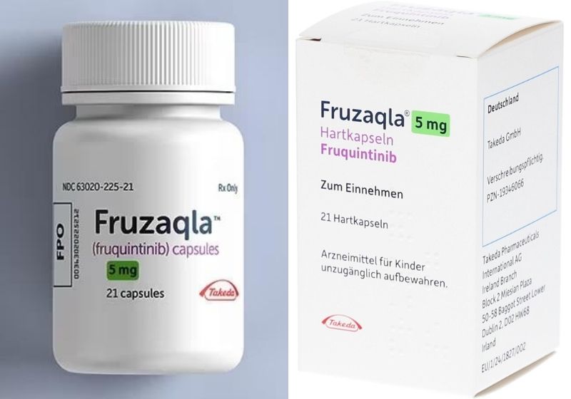 O remédio Fruzaqla é indicado para adultos que já passaram por outros tratamentos de câncer colorretal e age bloqueando a formação de vasos sanguíneos que alimentam o tumor. - Fotos: divulgação