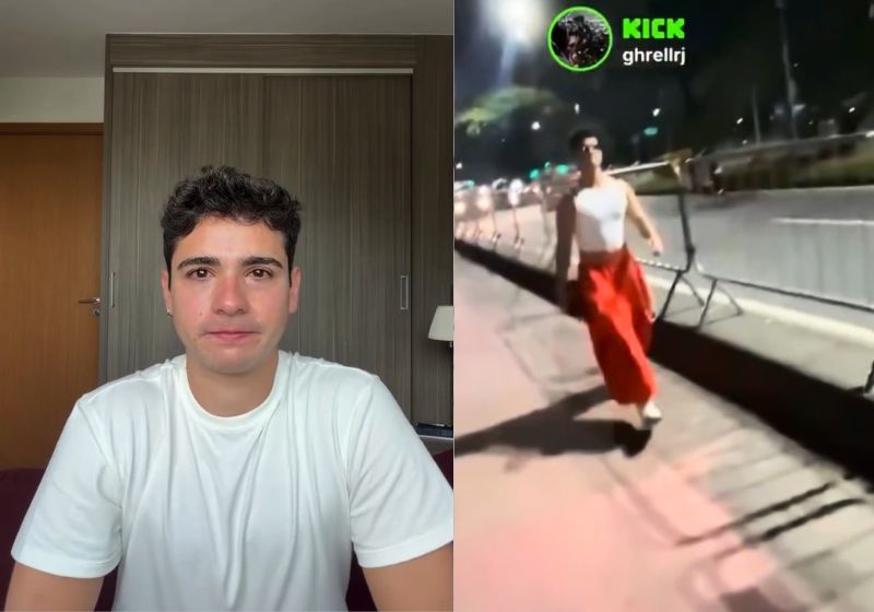 O ator João Victor Gonçalves, o Mau-Mau de Quem Ama Cuida, recebeu uma onda de apoio após denunciar a homofobia da qual foi vítima no entorno do Rock in Rio nesta sexta, 3. - Fotos: reprodução/ Instagram/ @@jvgoncalves__