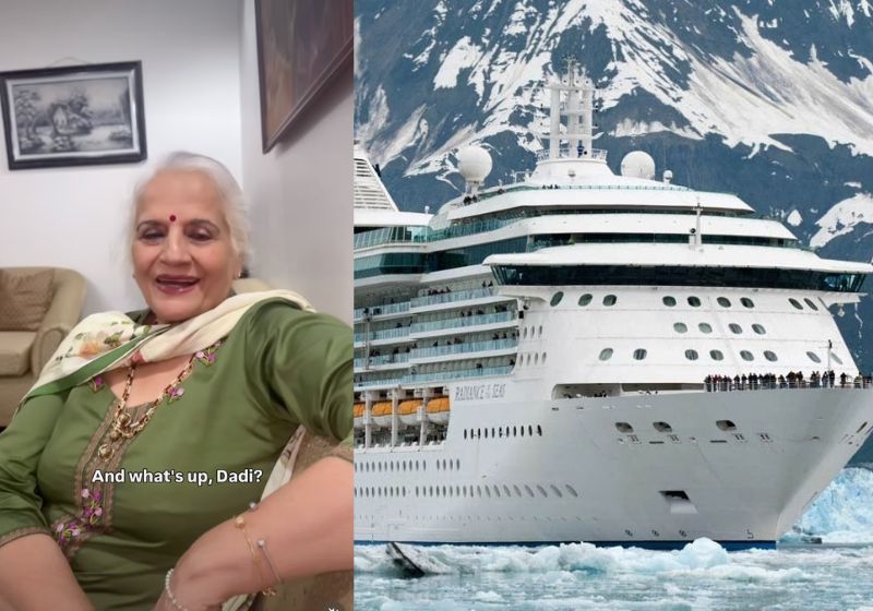 Aos 81 anos, a avó Seema Toor viaja pelo mundo e volta de cruzeiro no Alasca. Ela é uma empresária indiana e adora conhecer novos lugares: “Posso ir a qualquer lugar”. Fotos: reprodução/ Instagram/ @adabymehar
