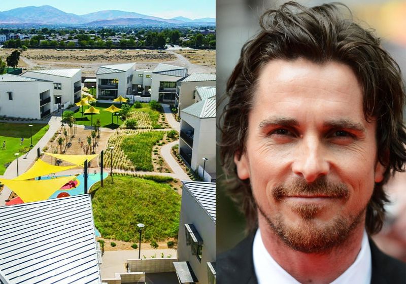 A vila criada pelo ator Christian Bale, em Palmdale, Los Angeles (EUA), tem 12 casas para acolher irmãos no mesmo lar. O projeto custou US$ 22 milhões. - Fotos: reprodução/ACMartin/ IMDB