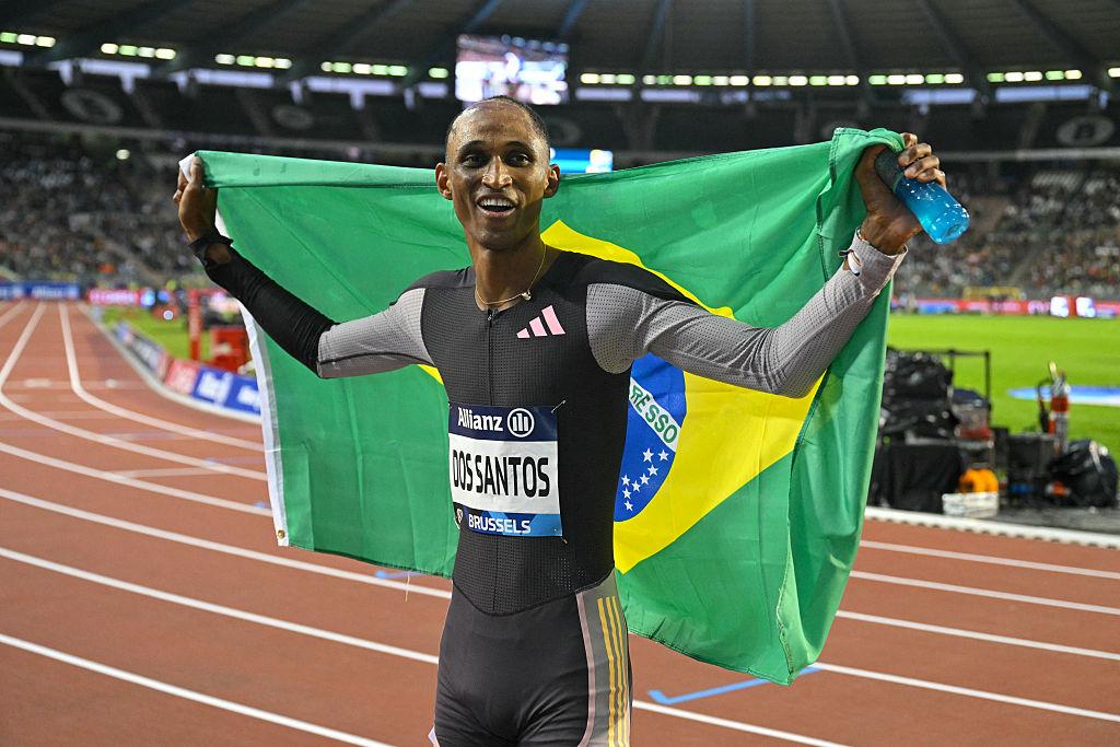 Alison dos Santos, o Piu, nasceu em São Paulo e tem 26 anos. - Foto: Getty Images