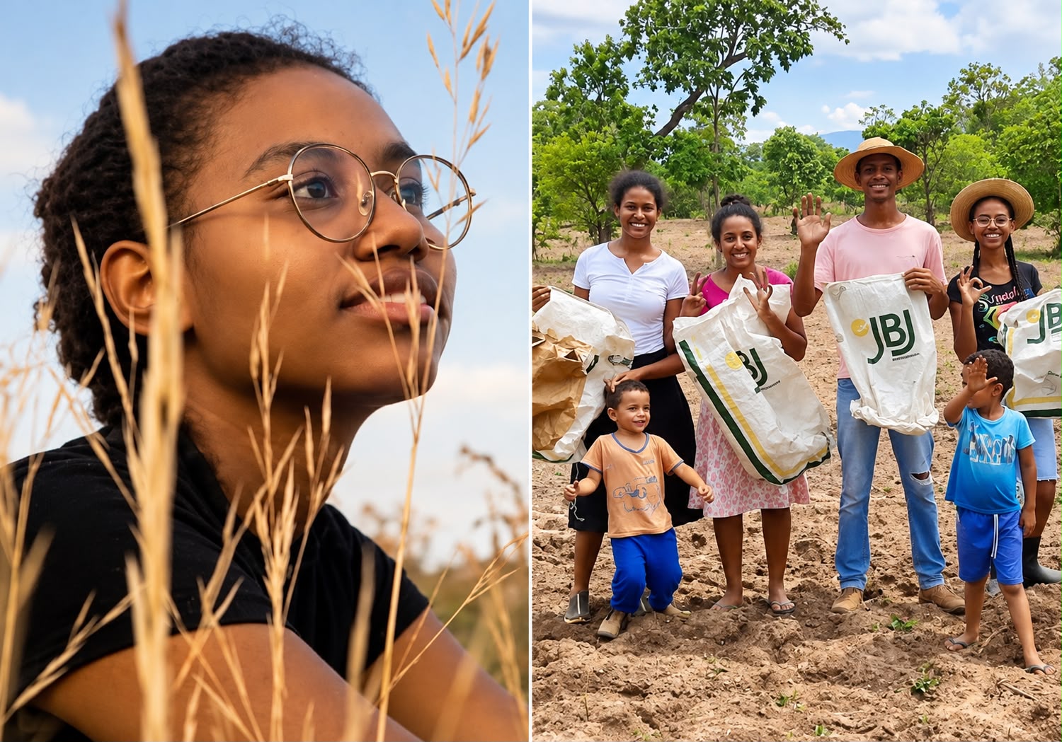 Helen Jaine Gomes Borgens, de 25 anos, é a primeira quilombola aprovada no concurso para a carreira diplomática no Brasil. - Fotos: Reprodução/Arquivo Pessoal/UFG