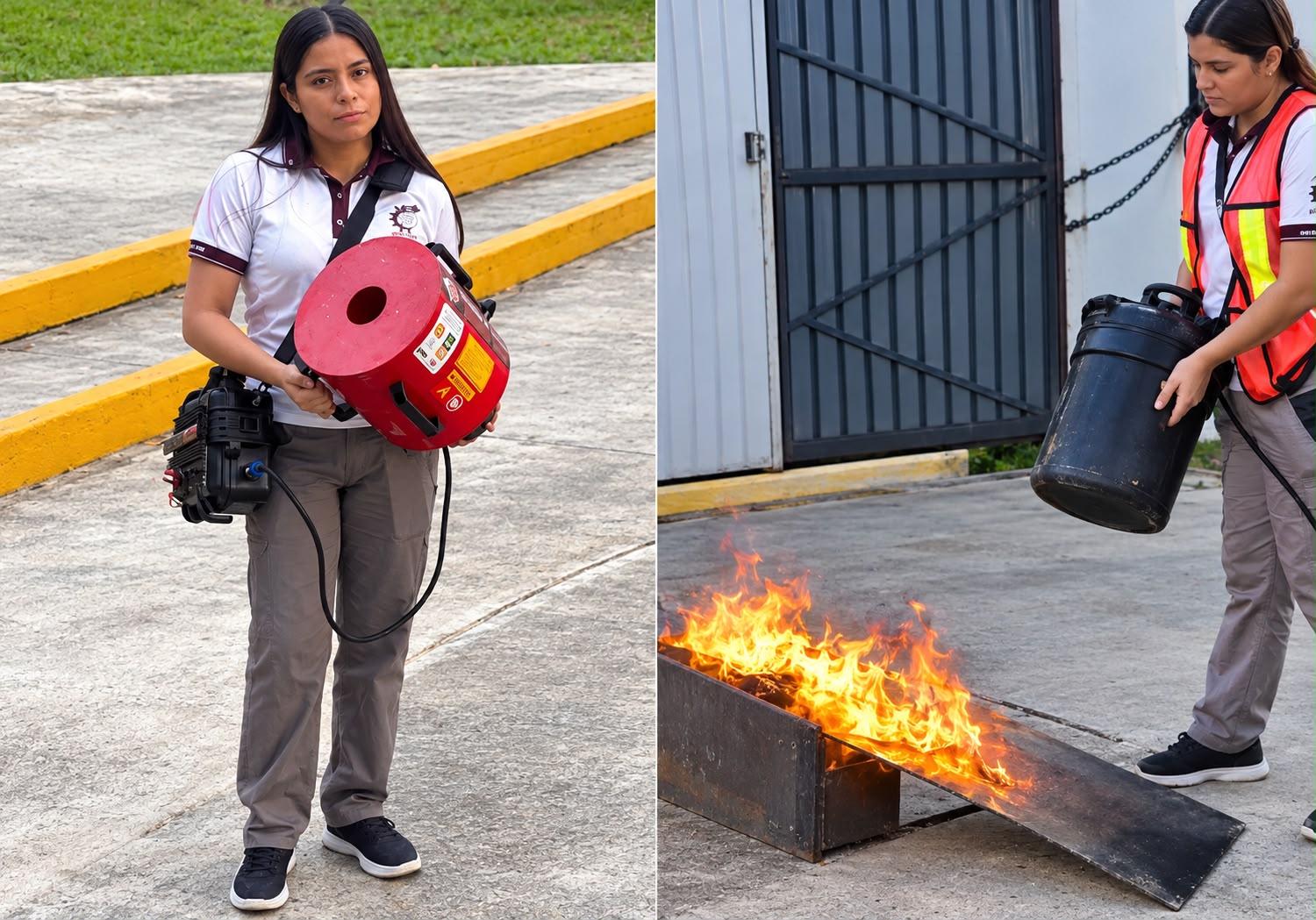 Ángela Karime Venegas Hernández desenvolveu o Vortex Tech, protótipo de extintor que usa ondas sonoras para apagar pequenas chamas. Foto: Reprodução/ ITech Mexico