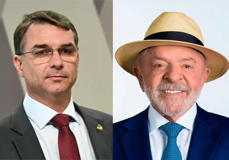 Confirmado: Flávio Bolsonaro e Lula estarão frente a frente no debate da Band neste domingo