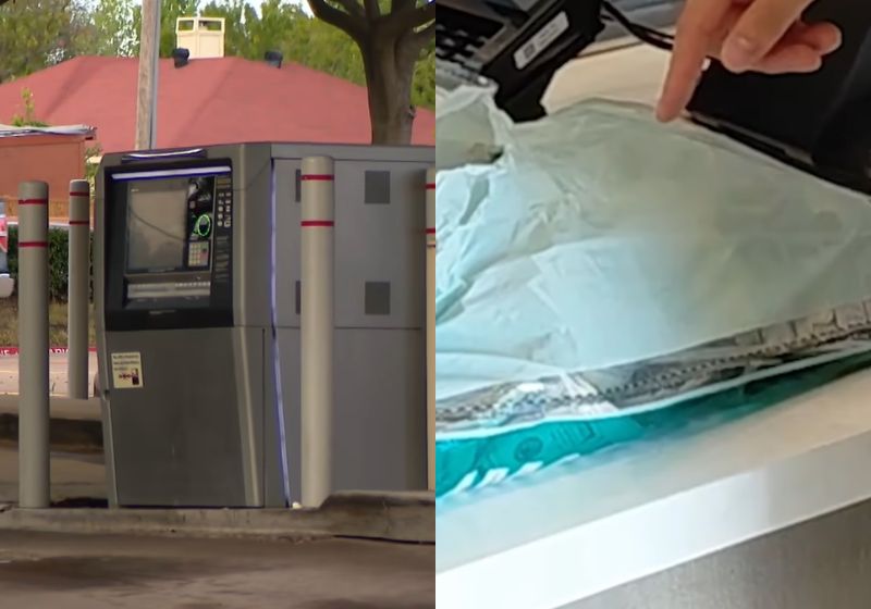 Barbeiro encontra R$ 690 mil em caixa eletrônico no Texas (EUA), devolve e surpreende a polícia com gesto de honestidade. - Fotos: reprodução/ CBSNews Texas