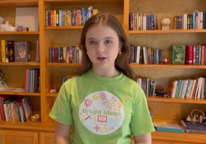 A garota norte-americana usou matemática para descobrir onde instalar sensores sísmicos e ampliar a detecção de terremotos. Aos 14 anos, Isabel Rossi já é finalista de um prêmio científico.- Foto: reprodução/ societyforscience